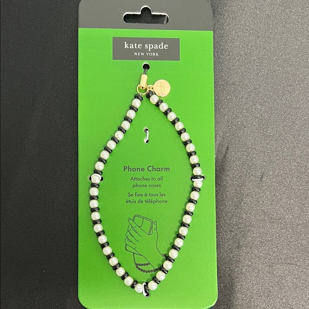 Kate Spade ♠️ | Beaded Phone Charm